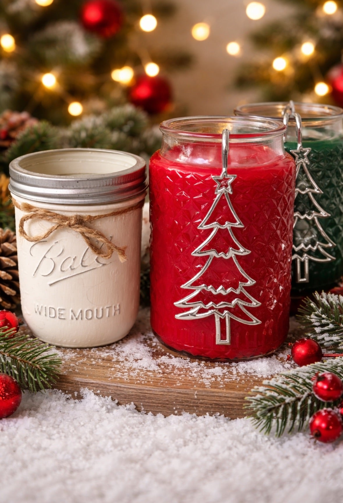 Christmas Tree Wick Hanger - Candle Care