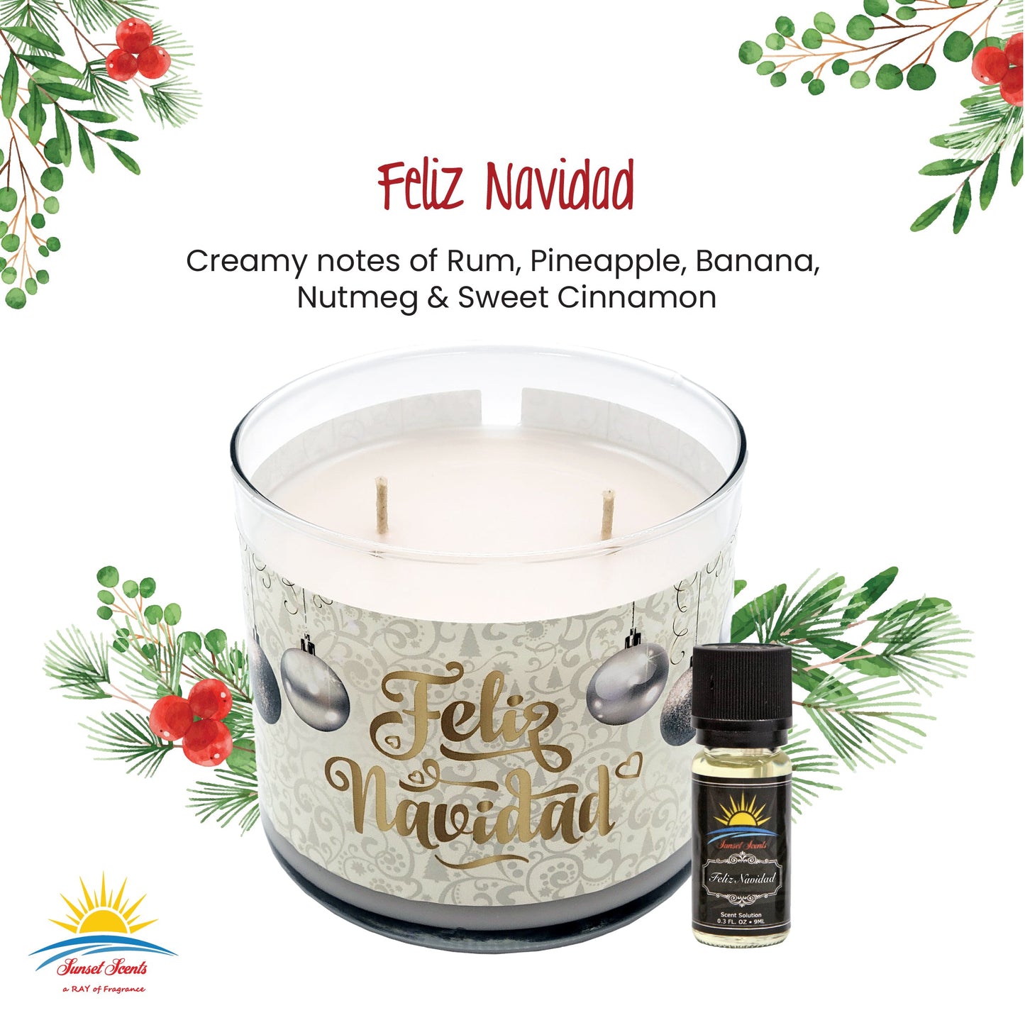 Feliz Navidad - Musical Memories Scented Candle 14oz