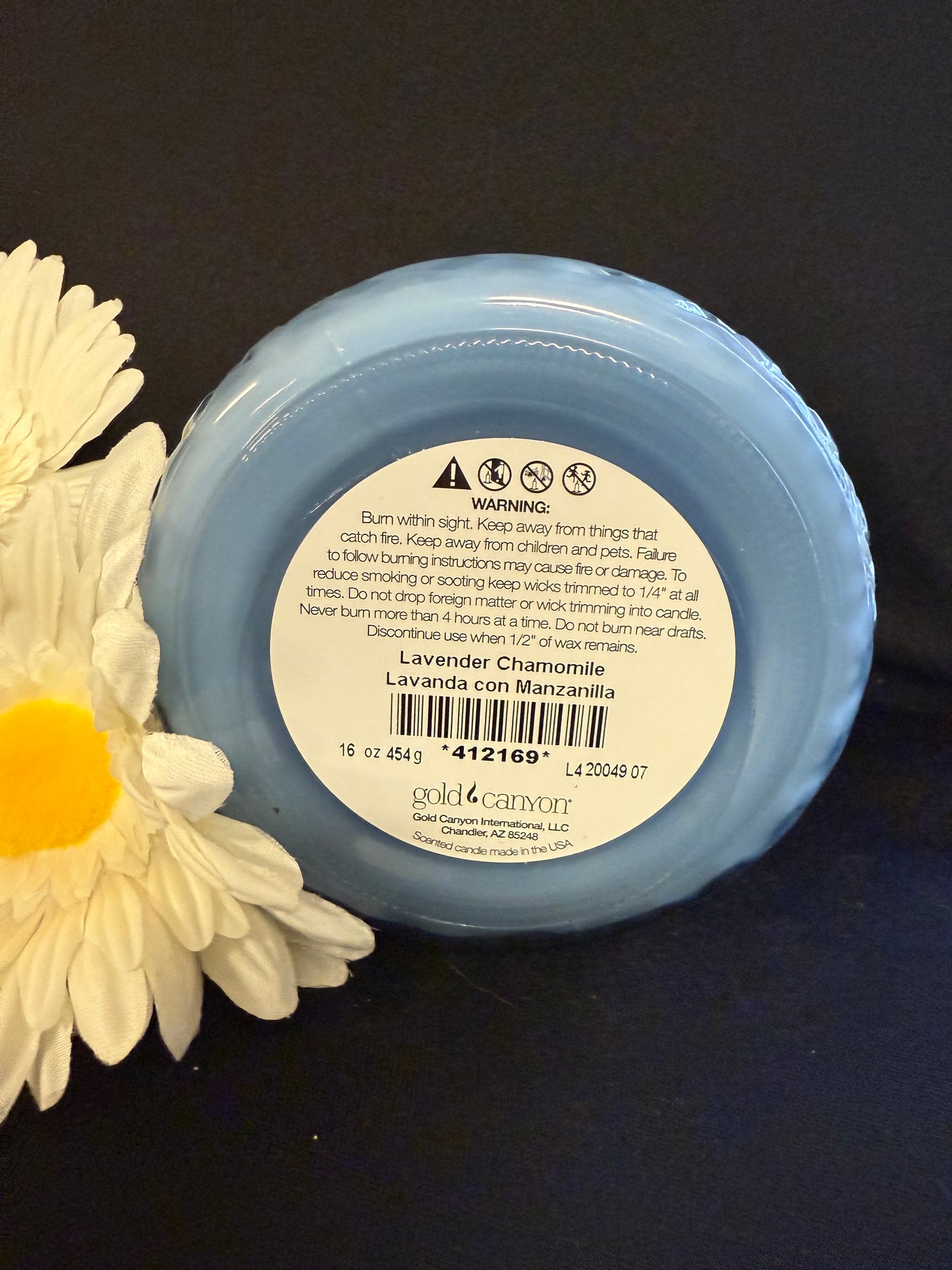 Lavender Chamomile ~16oz Gold Canyon Candle
