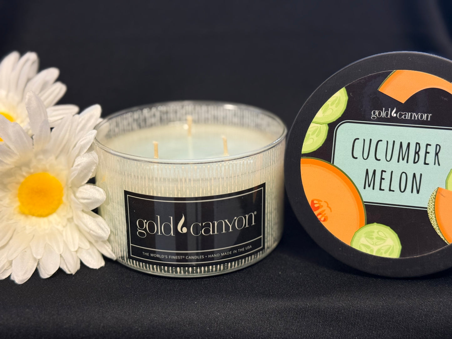 Cucumber Melon 10oz Gold Canyon Candle