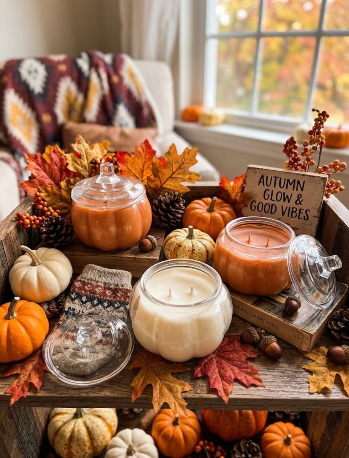 White Pumpkin~Pumpkin Jar