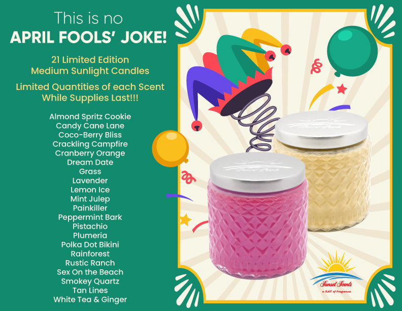 April First Scented Candle Special, 21 limited edition Candle scents