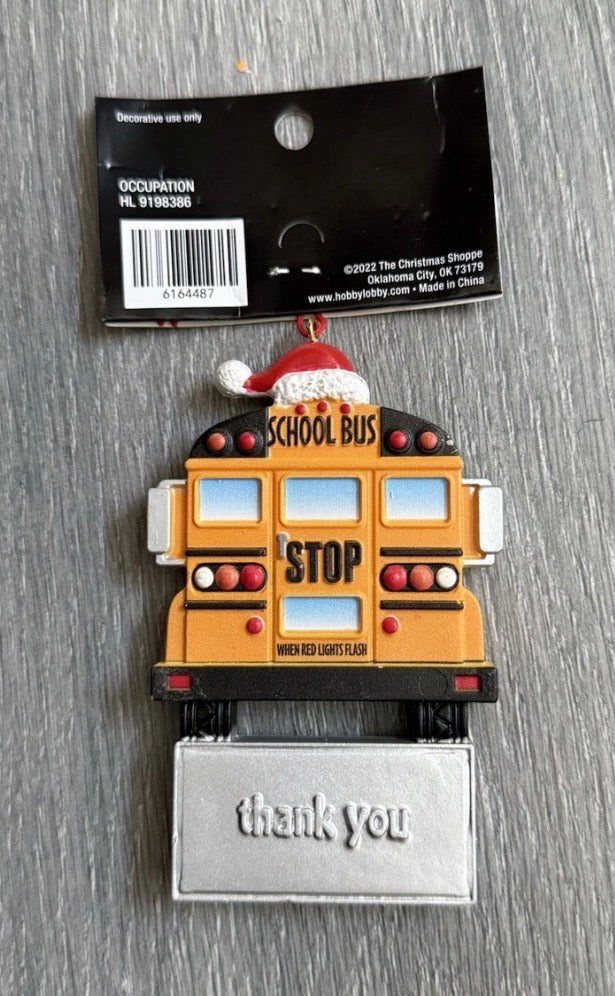 Bus Driver Ornament