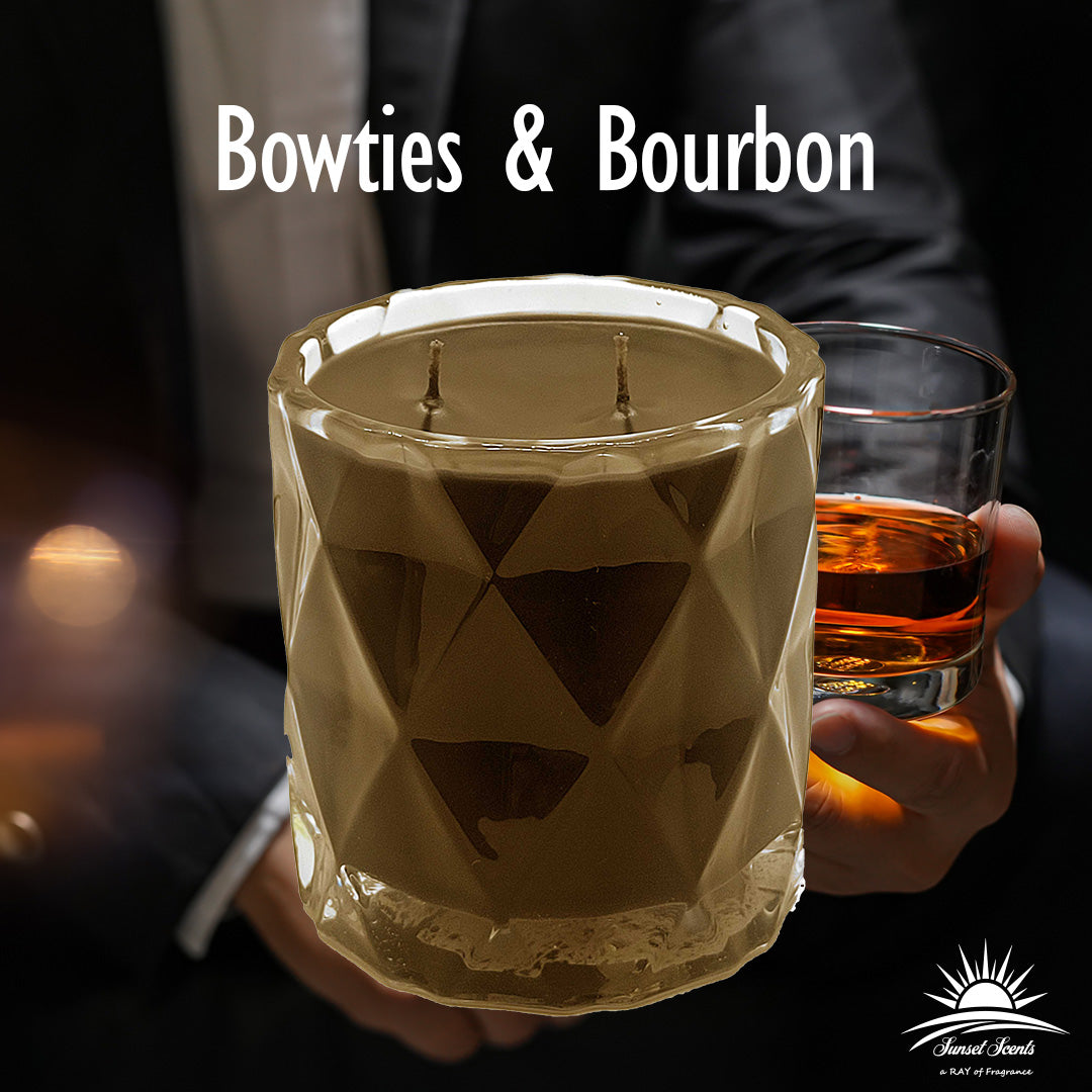 Bow Ties and Bourbon Scented Candle