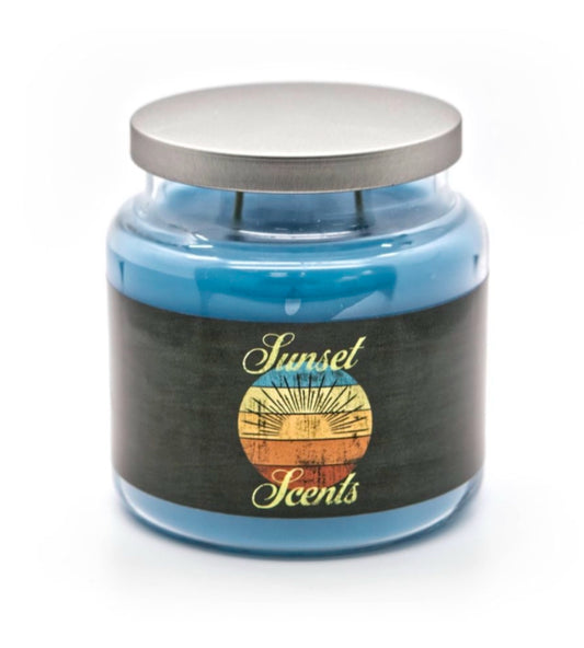 Ocean Whisper Labeled Jar Scented Candle