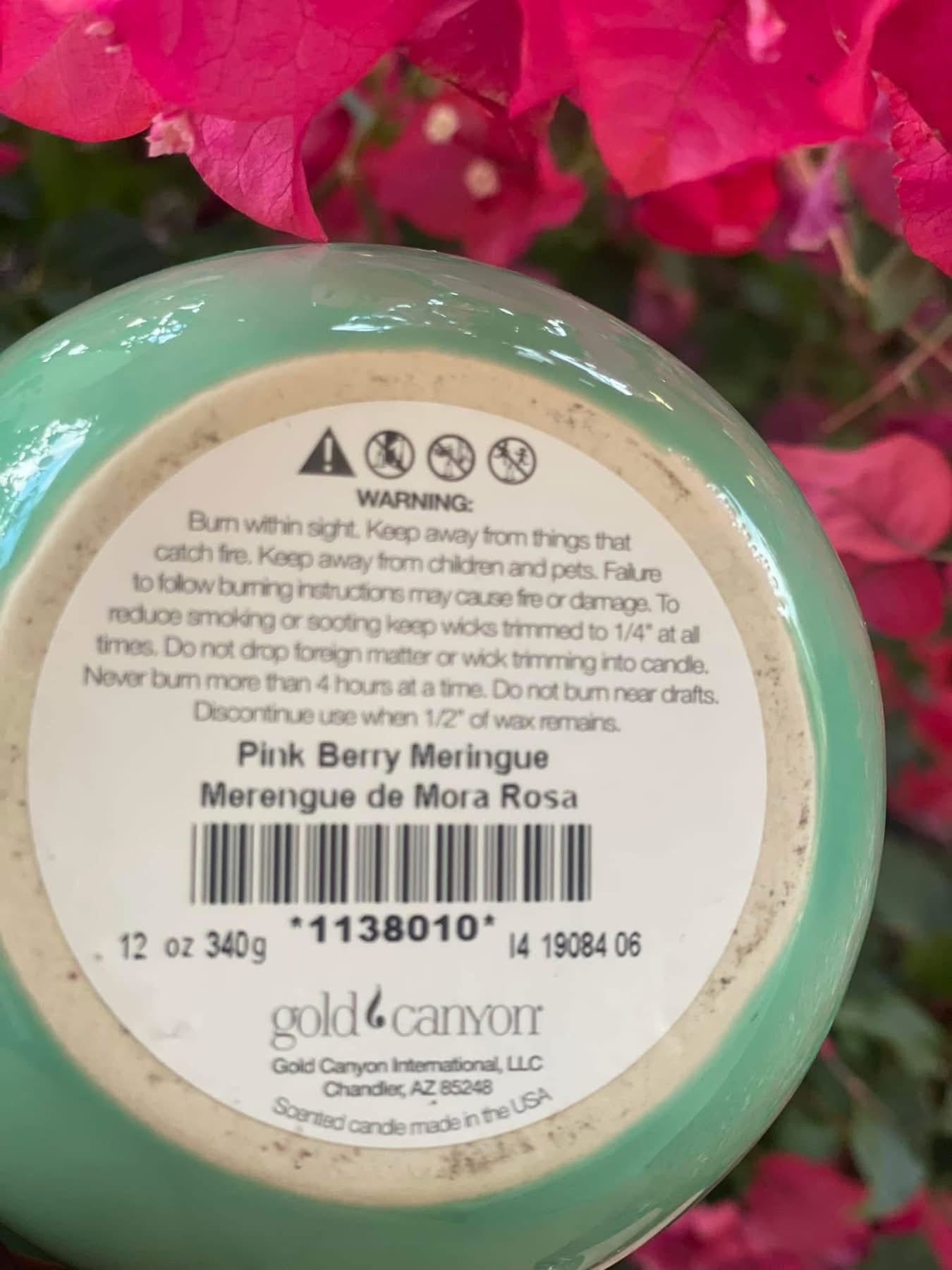 Pink Berry Meringue Easter Egg Gold Canyon Candle