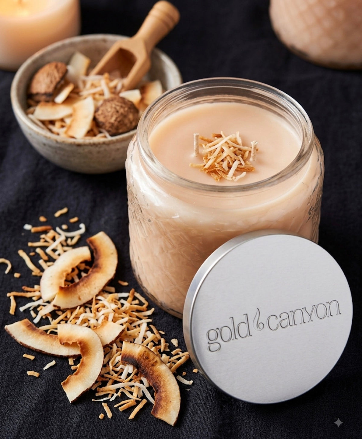 Toasted Coconut 🥥-16 oz Original Gold Canyon Candle