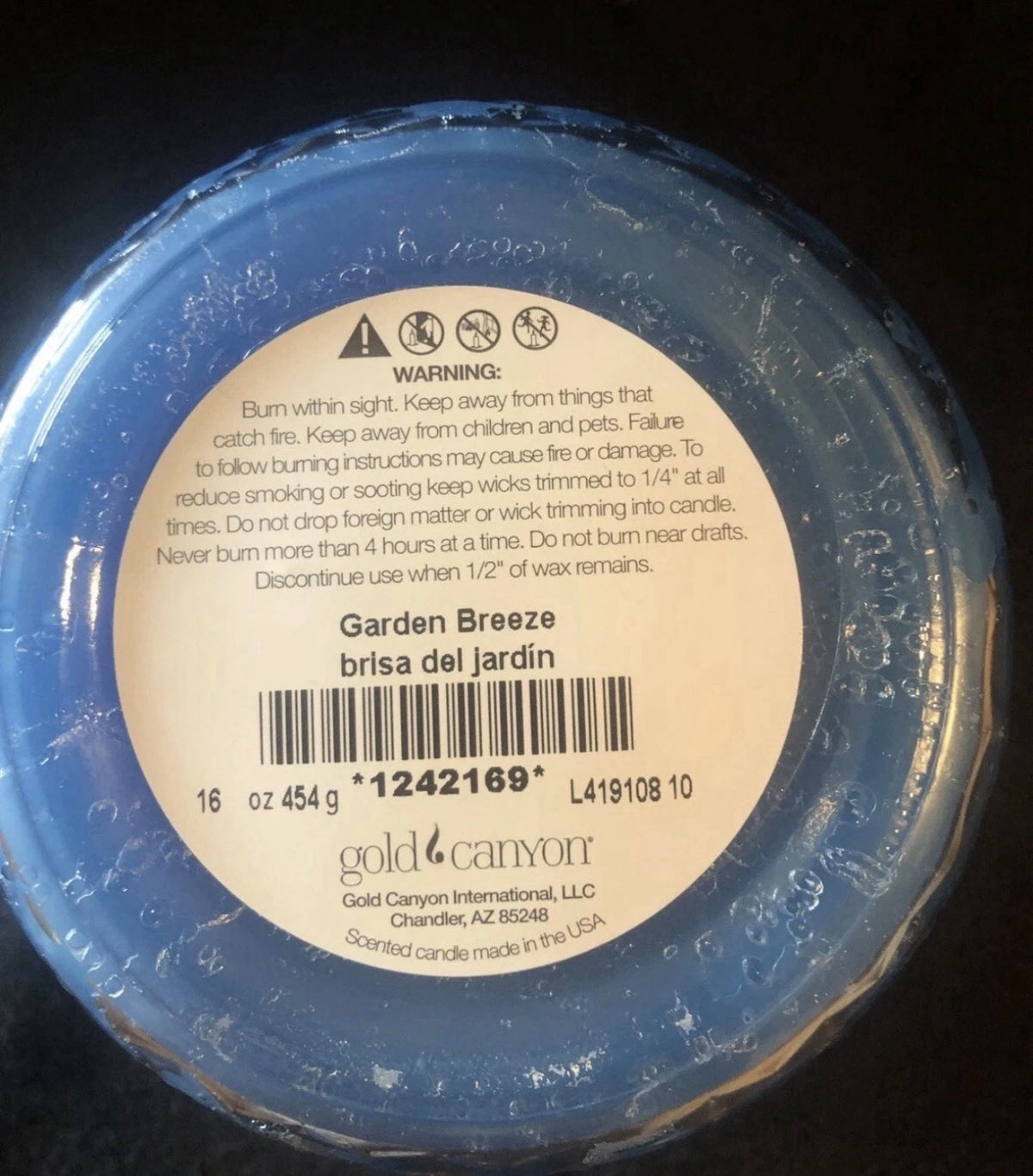 Garden Breeze 16oz Gold Canyon Candle