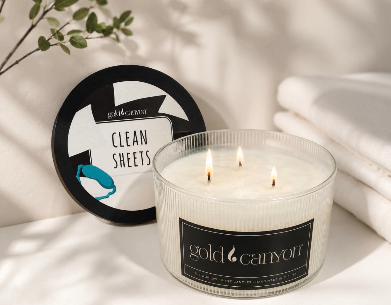 Clean Sheets 10oz Gold Canyon Candle
