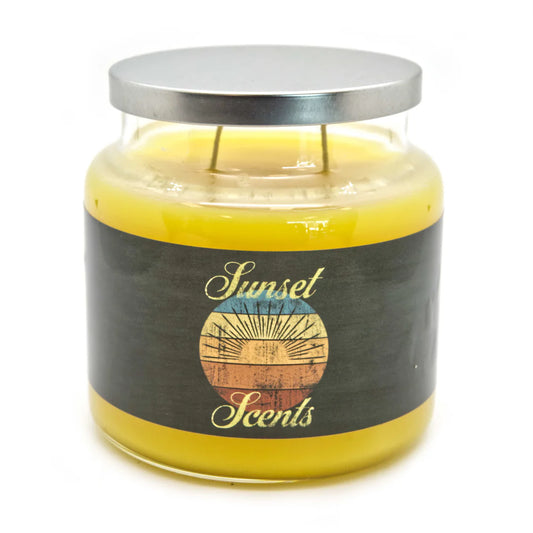 Sunflower Labeled Jar Scented Candle