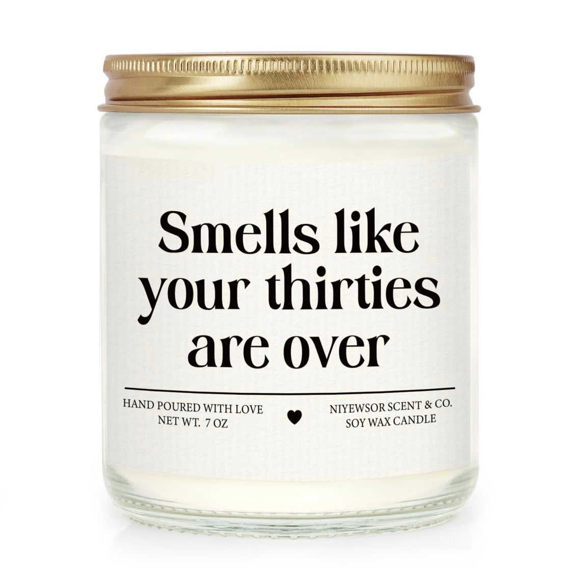 40th Birthday Gifts Women Men, Forty Birthday Candle, 1986 40th Birthday Decorations for Women Men, 40 Year Old Bday Gifts for Friend, Sister, Wife, Husband, Handmade, 7oz