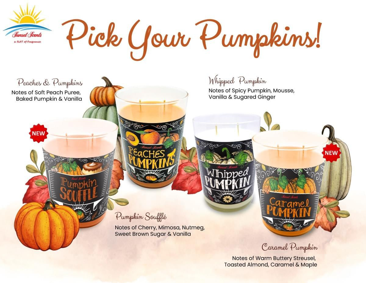 Pumpkin Souffle’ Scented Candle