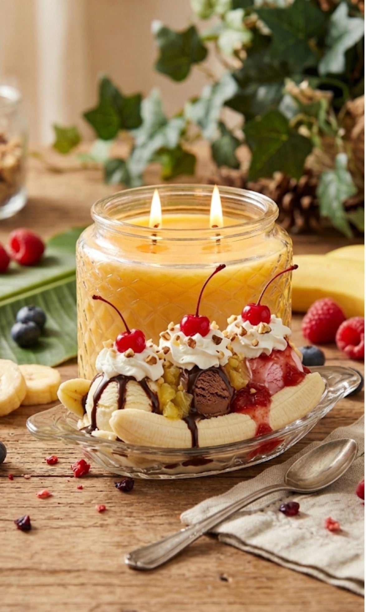 Banana Berry Split 16oz Gold Canyon Candle