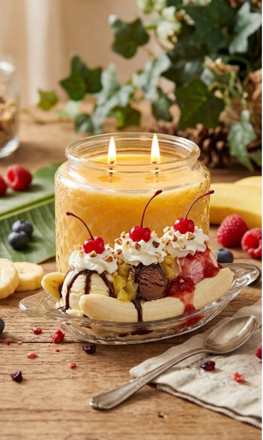 Banana Berry Split 16oz Gold Canyon Candle