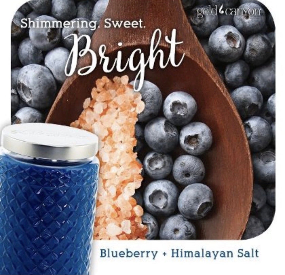 Blueberry Himalayan Salt ~4-5oz Gold Canyon Bundle