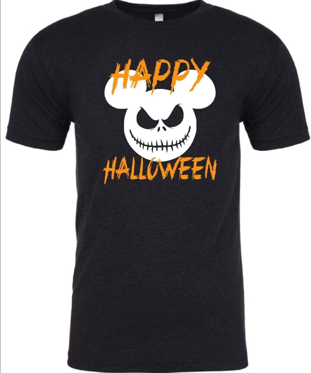 Disney Halloween Black Soft Stretch T-Shirt Unisex