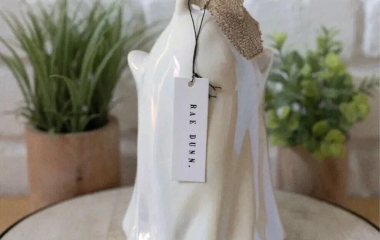 Rae Dunn-New in Box
8" Ghost Birdhouse Too Cute To Spook