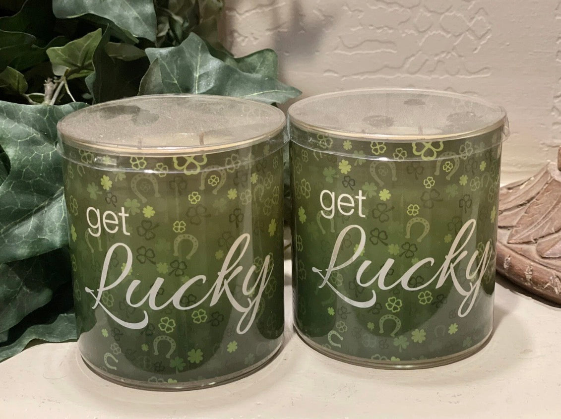 2~Lemon 🍋Ice St. Pattys 🍀Day Get Lucky Gold Canyon Candles