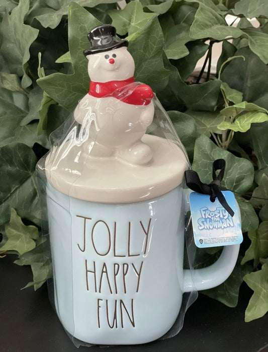 Rae Dunn Collectable Frosty The Snowman Ceramic Mug~Christmas Gift