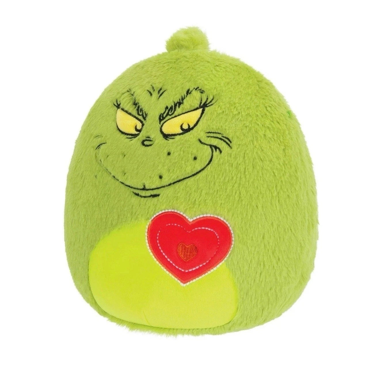 Squishmallows 12" Fuzz-A-Mallow Grinch with Heart ♥️