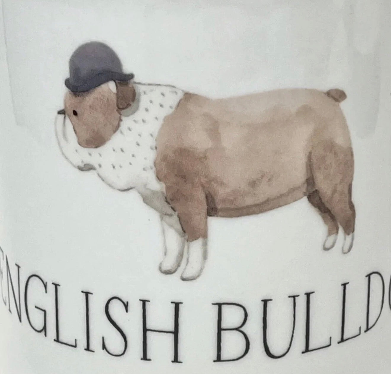 English Bulldog Mug Best Dog By Julianna Swaney.