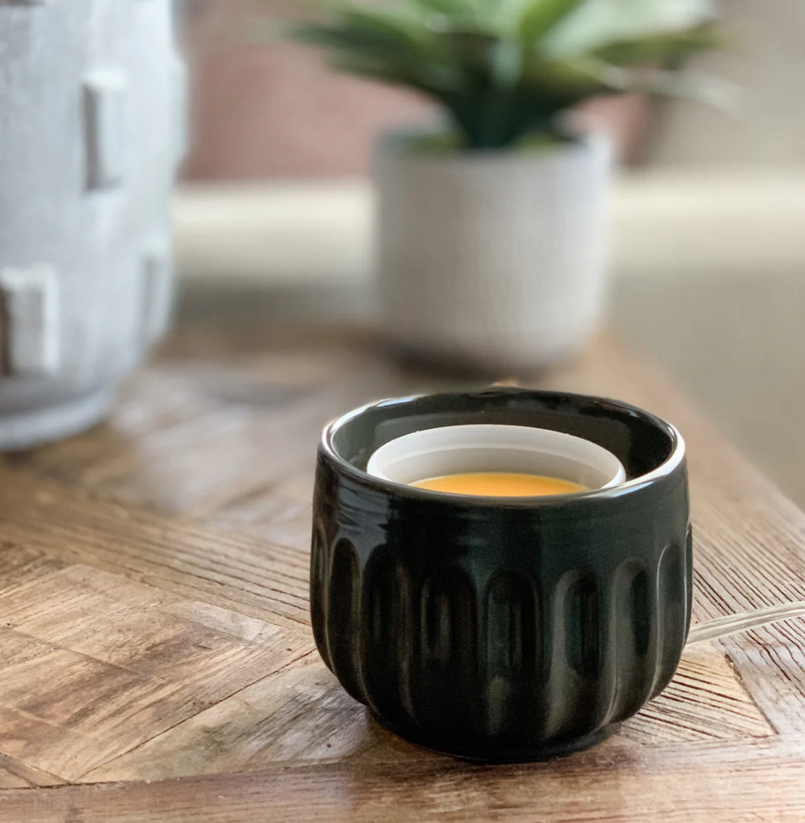 Charcoal Gray Scent Warmer