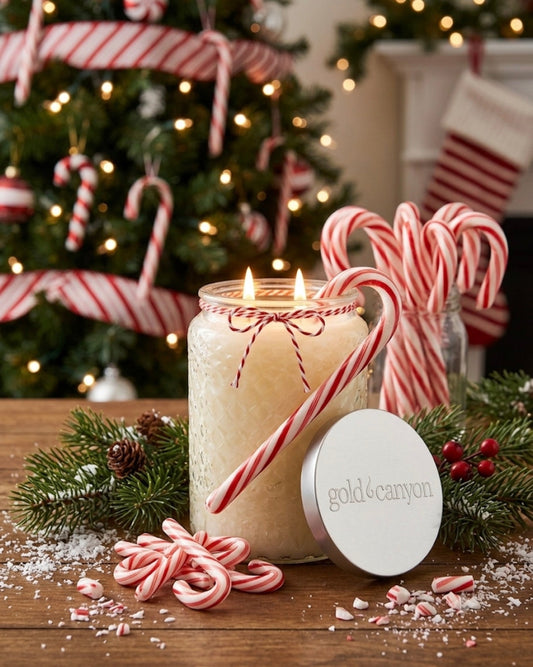 Candy Cane Crunch 26oz Gold Canyon Candle
