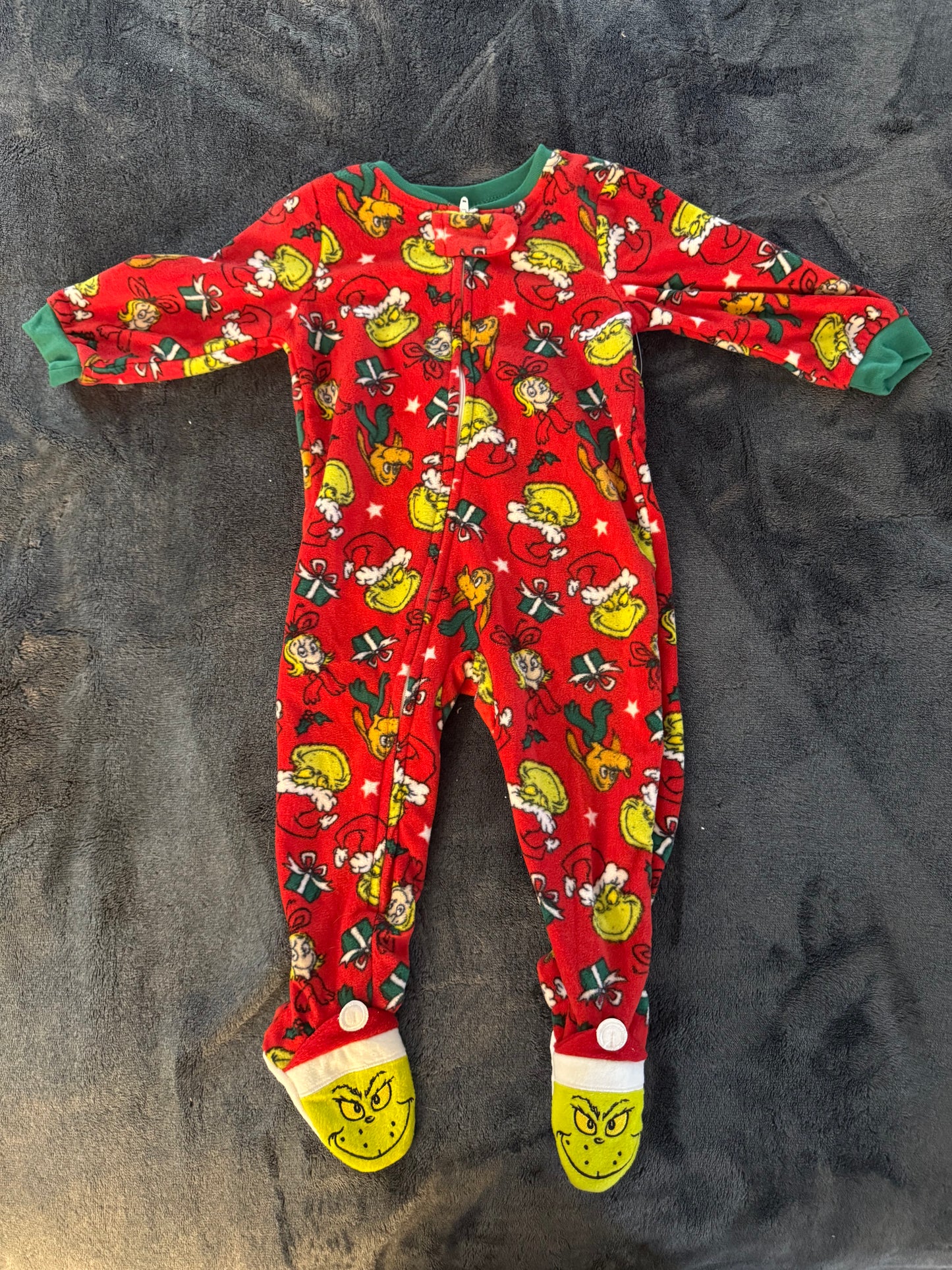Merry Grinchmas Infant one piece Zipper sleeper-unisex 12 months