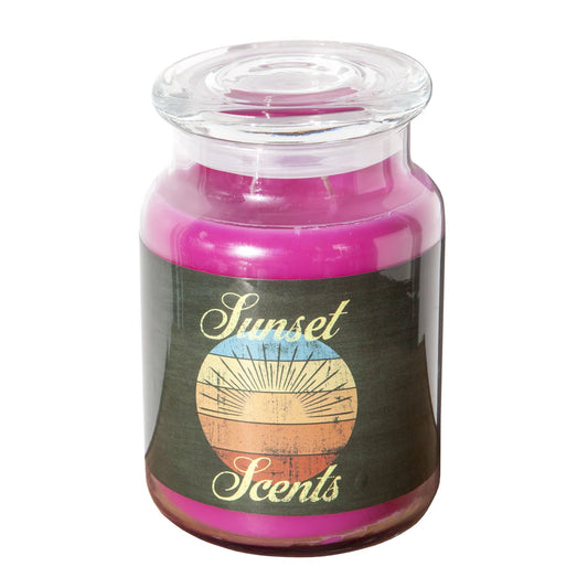 Plumeria Labeled Scented Candle - Medium 16oz