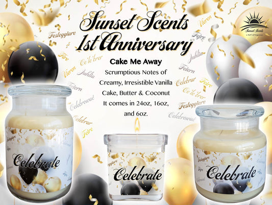 Cake Me Away Candle