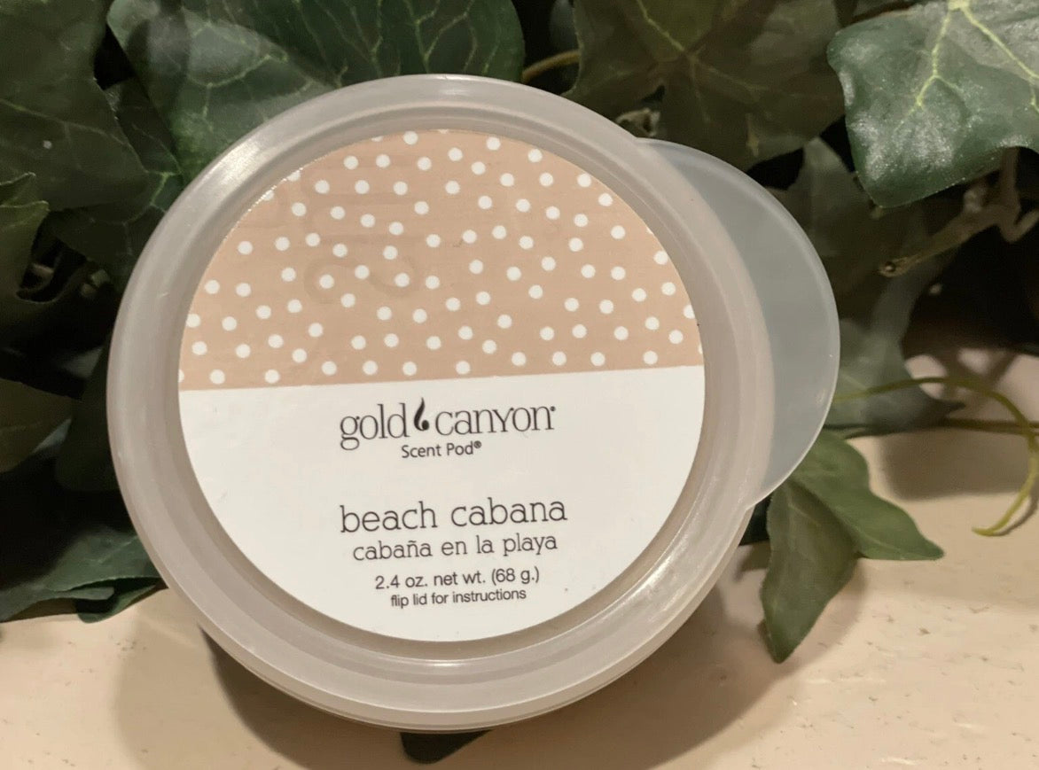 Beach Cabana~Gold Canyon Scent Pod Wax Melt • 2.4oz.