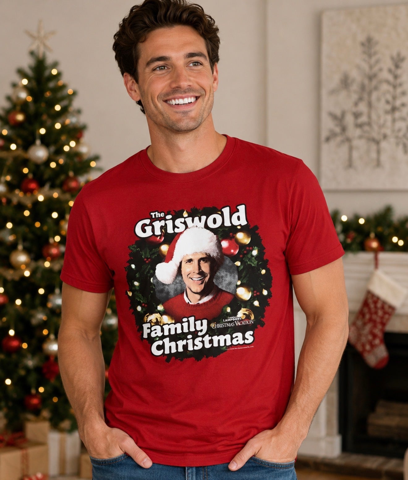 National Lampoon's Christmas Vacation Griswold T-Shirt -unisex Small