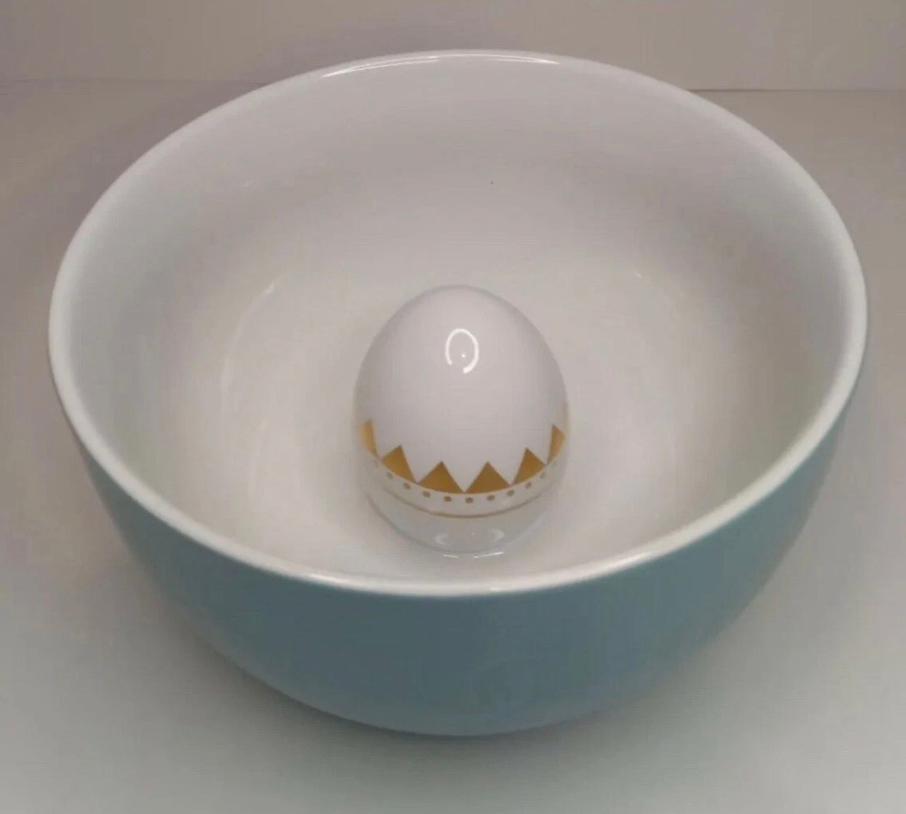 Easter Egg Baby Blue Stoneware 7" Bowl Candy Bowl by Target Threshold