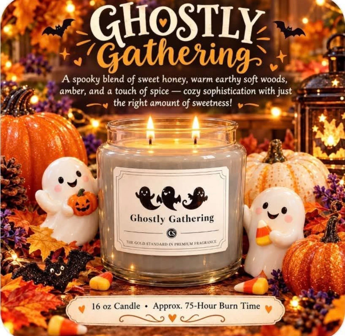 Ghostly Gathering Scented Candle 16oz