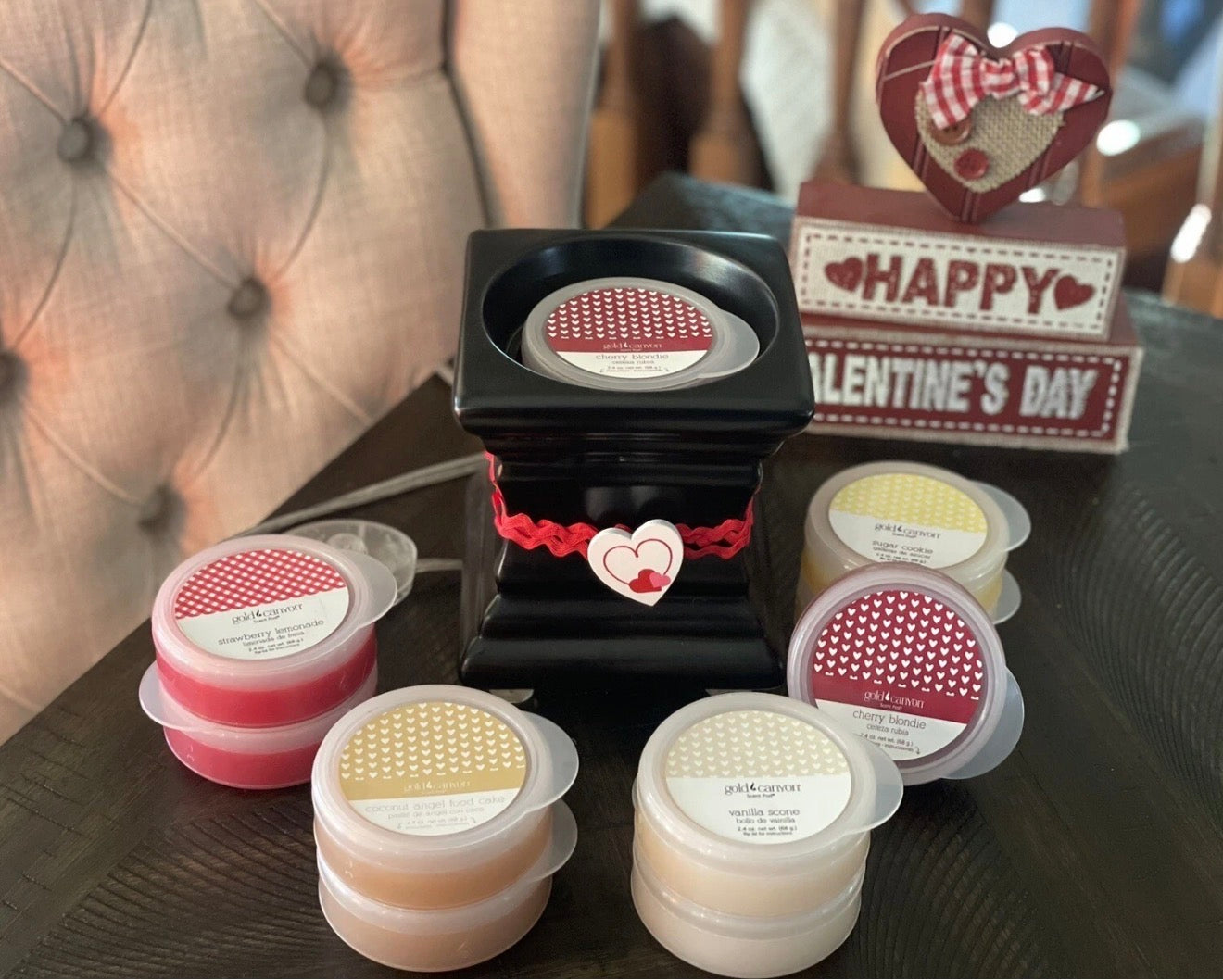 Gold Canyon Candle Valentines Warmer Bundle Set