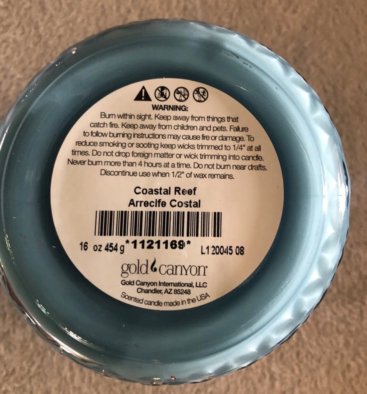 Coastal Reef-16 oz Original Gold Canyon Candle